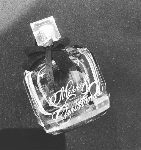 ysl perfume engraving